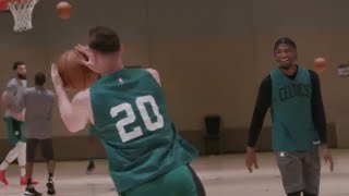 First look at the Celtics practicing together | the NBA bubble in Orlando