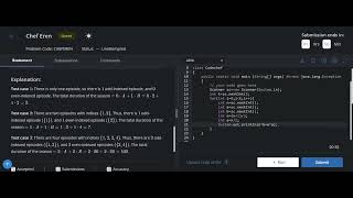 Chef Eren codechef solution starters 83 # codechef # starters 89