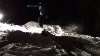 Quick Night Time Sesh - Snowboard - Dylan Francis