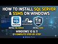 How to Install Microsoft SQL Server & SSMS on Windows | Step by Step [2026]
