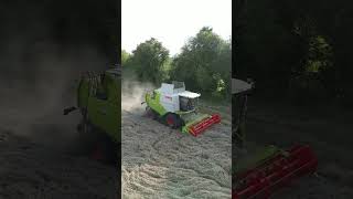 Claas Tucano 420 #agriculture #dronevideo #farming #rolnik #farms #harvest #combine