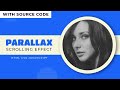 Awesome Parallax effect using HTML CSS & JS