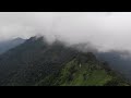 【超絶景】雲に突入！西日本最高峰 霊峰 石鎚山をドローン空撮