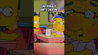 Lisa revealed Bart's cheating