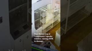 Man throws keg at Georgetown Cupcake window, causing S10K in damage