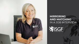 Mirroring & Matching in an Interview