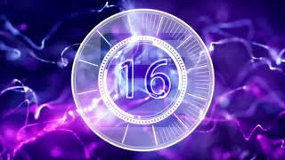 30 second countdown timer - neon lights