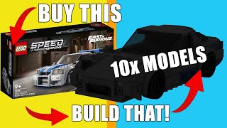 TOP 10 Alternate Models for LEGO 76917 2 Fast 2 Furious Nissan Skyline GT-R  by Ilyabuilder724