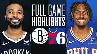NETS at 76ERS | FULL GAME HIGHLIGHTS | April 14, 2024