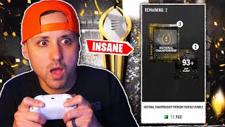 HUGE LTD PULLS! I OPENED 2 NATIONAL CHAMPIONSHIP PREMIUM FANTASY BUNDLES!