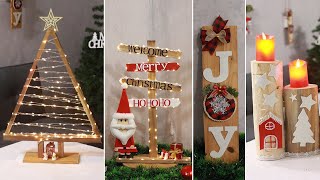 Diy Christmas Wood decorations ideas 2023 | Wooden Christmas Decorations