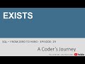 SQL Tutorial#29 - EXISTS