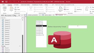 Access: Sum Values from Two Tables Using a ListBox (No VBA!)