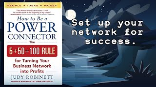 How to Be a Power Connector by Judy Robinett 📖 Book Summary
