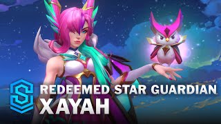 Redeemed Star Guardian Xayah Wild Rift Skin Spotlight