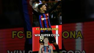 WOW!!! FC Barcelona win the Spanish Super Copa 😱💥 #shorts @FCBarcelona