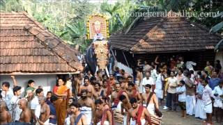 Elephant Procession at Muthukkurissikavu   Thalappoli