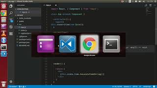 React Js tutorial # 16 make simple time clock with react js