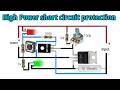 diy short circuit protection circuit with z44n mosfet