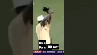Shahid afridi huge six ball hit roof #boomboom #shahidafridi #cricket #huge #sixers #youtubeshorts