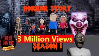 Season 1 - Granny | Evil Nun | Horror Clown - Horror Story Joke Part 1 to Part 8 | English Subtitles