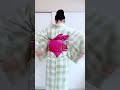 【ウサギの耳】半幅帯でうさ耳を結ぶ 半幅帯アレンジ お月見はこれで！ kimono 着物