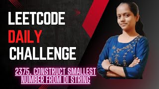 Leetcode | 2375 Construct Smallest Number From DI String | Java | Simple Approach | String Reverse