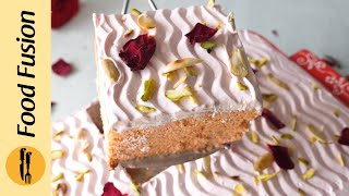 Eid Special Rose Milk Cake Recipe by Food Fusion