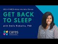 Get Back to Sleep: A Webinar for Youth and Young Adults with Anxiety-Related Sleep Problems