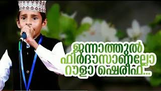 ജന്നാത്തുൽ ഫിർദൗസാണല്ലോ റൗളാ ശരീഫ്... / Nafid Iringallur / Super Madhu Song