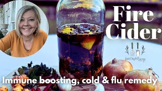 How to make Fire Cider | Immune boosting, cold \u0026 flu remedy