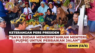 Keterangan Pers Presiden Jokowi setelah Tinjau Pasar Kambara, Kab  Muna Barat, Senin (13/5)