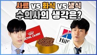 사료 vs 화식 vs 생식 수의사가 생각하는 승자는?! [우리동네수의사]