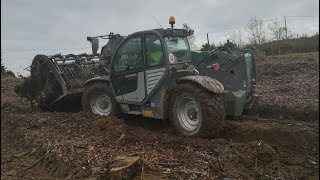 Kramer # John Deere 6190R i Karpy # FORESTRY WORK