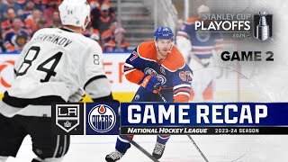 Gm 2: Kings @ Oilers 4/24 | NHL Highlights | 2024 Stanley Cup Playoffs