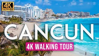 Cancun 4K Walking Tour - 103 min Tour with Captions & Immersive Sound [4K Ultra HD/60fps]