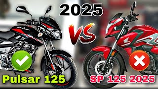 Honda Sp 125 New Model 2025 VS Bajaj Pulsar 125 New Model 2025 | A2R motoride