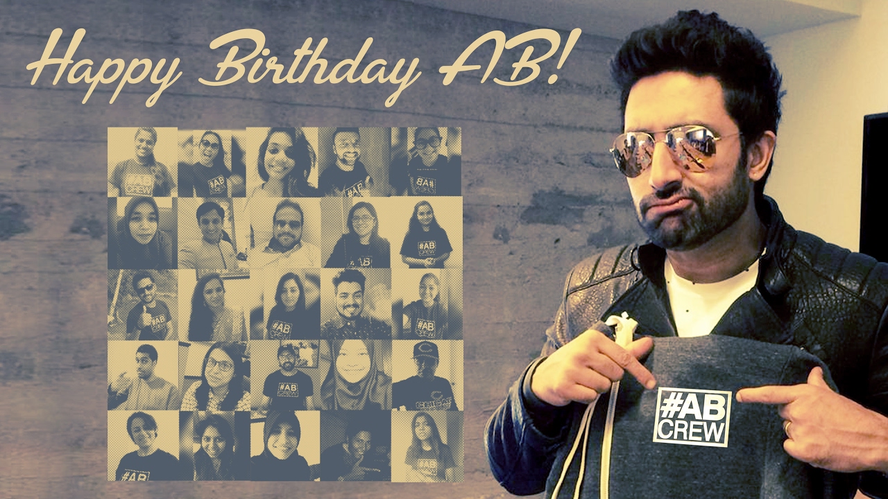 Surprise Birthday Abhishek Bachchan From #ABCrew - YouTube