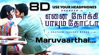 Maruvaarthai Enai Noki Paayum Thota -Trip Nation | 8D AUDIO🎧