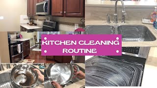 Indian NRI Everyday Kitchen Cleaning Routine / Indian Kitchen Cleaning Routine ~ Ami's Lifestyle