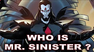 History and Origin of Marvel's MISTER SINISTER!