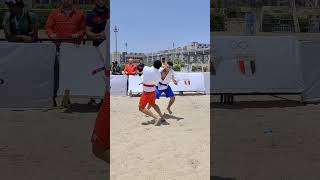 What do you think about this #SAMBO action from the African Beach Sambo Championships 2024?