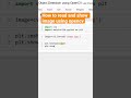 How to read and show the image using opencv in jupytwr notebook! #opencv #viral #shorts #python
