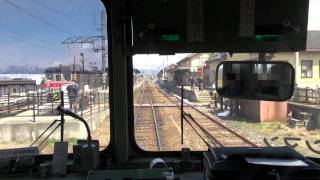 長野電鉄2000系前面展望 須坂-信州中野 【Cab view of Nagano Railway】