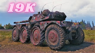 Panhard EBR 105  19K Spot + Damage  World of Tanks Replays