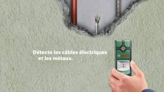 Détecteur Bosch Truvo - percer en tout sécurité