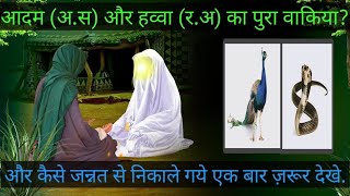 आदम (अ.स) और हव्वा (र.अ) का पूरा वाकिया?|| adam(a.s) aur Hawa(r.a) Ka pura Waqia ||