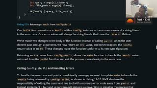 Rust Book - Chapter 12: Building a CLI Program with Tests