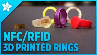 NFC/RFID 3D Printed Rings