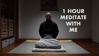 1 HOUR MEDITATE WITH ME | No Music | Background Noise